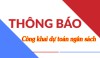 Công khai thực hiện dự toán thu - chi NSNN 3 tháng đầu năm 2026