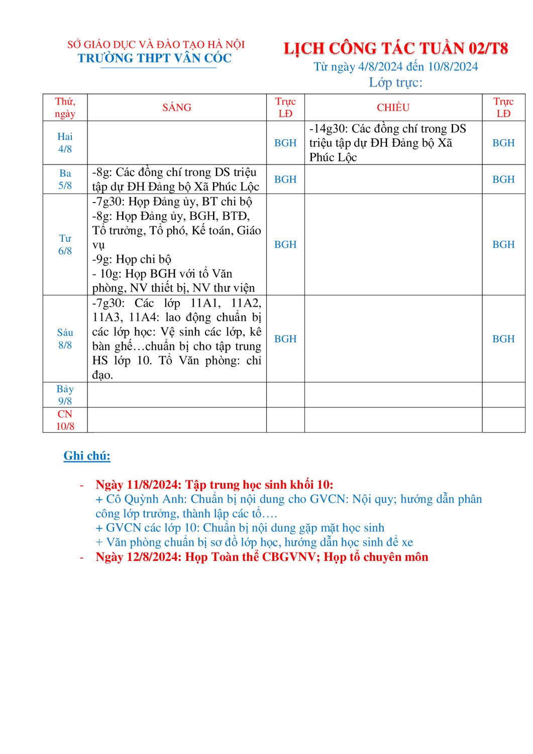Tuần 2 T8