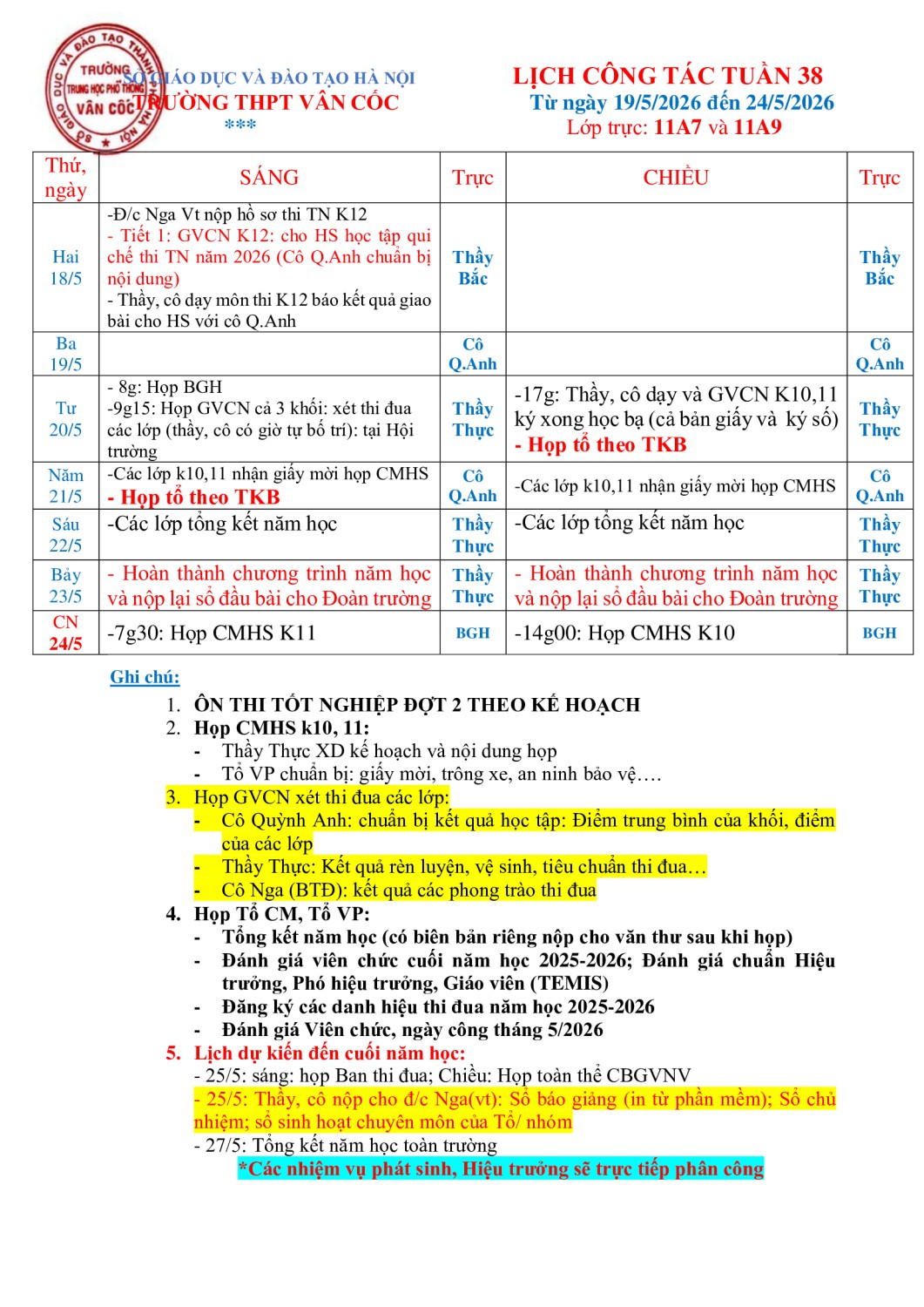 Tuần 38