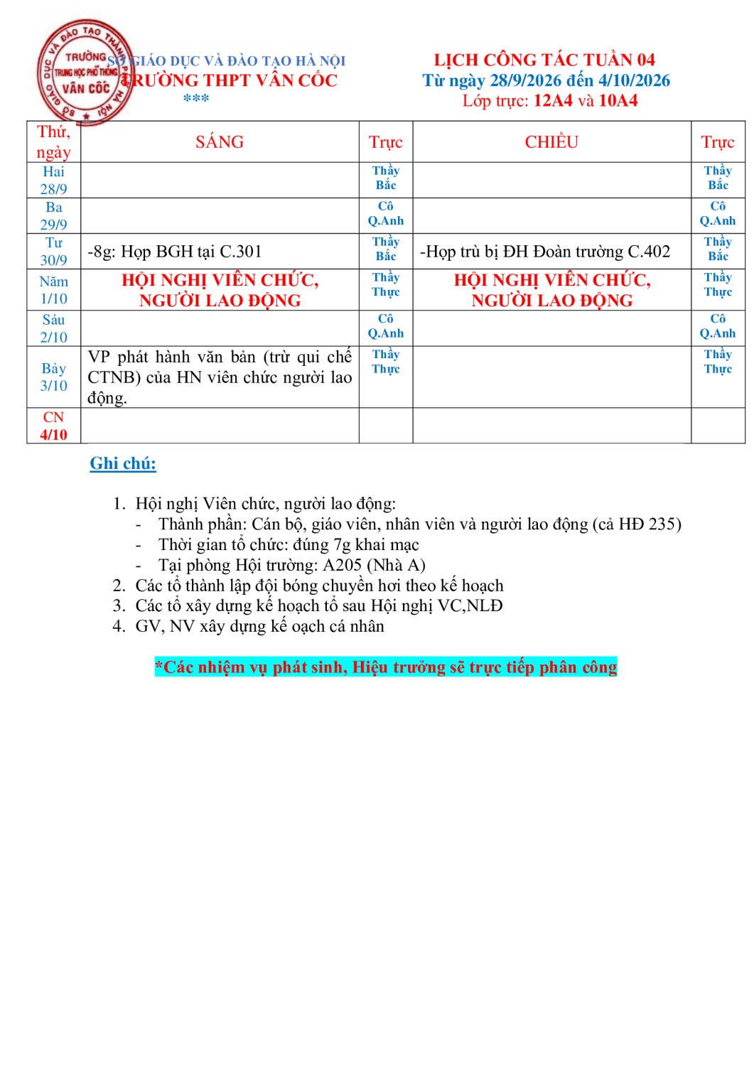Tuần 4