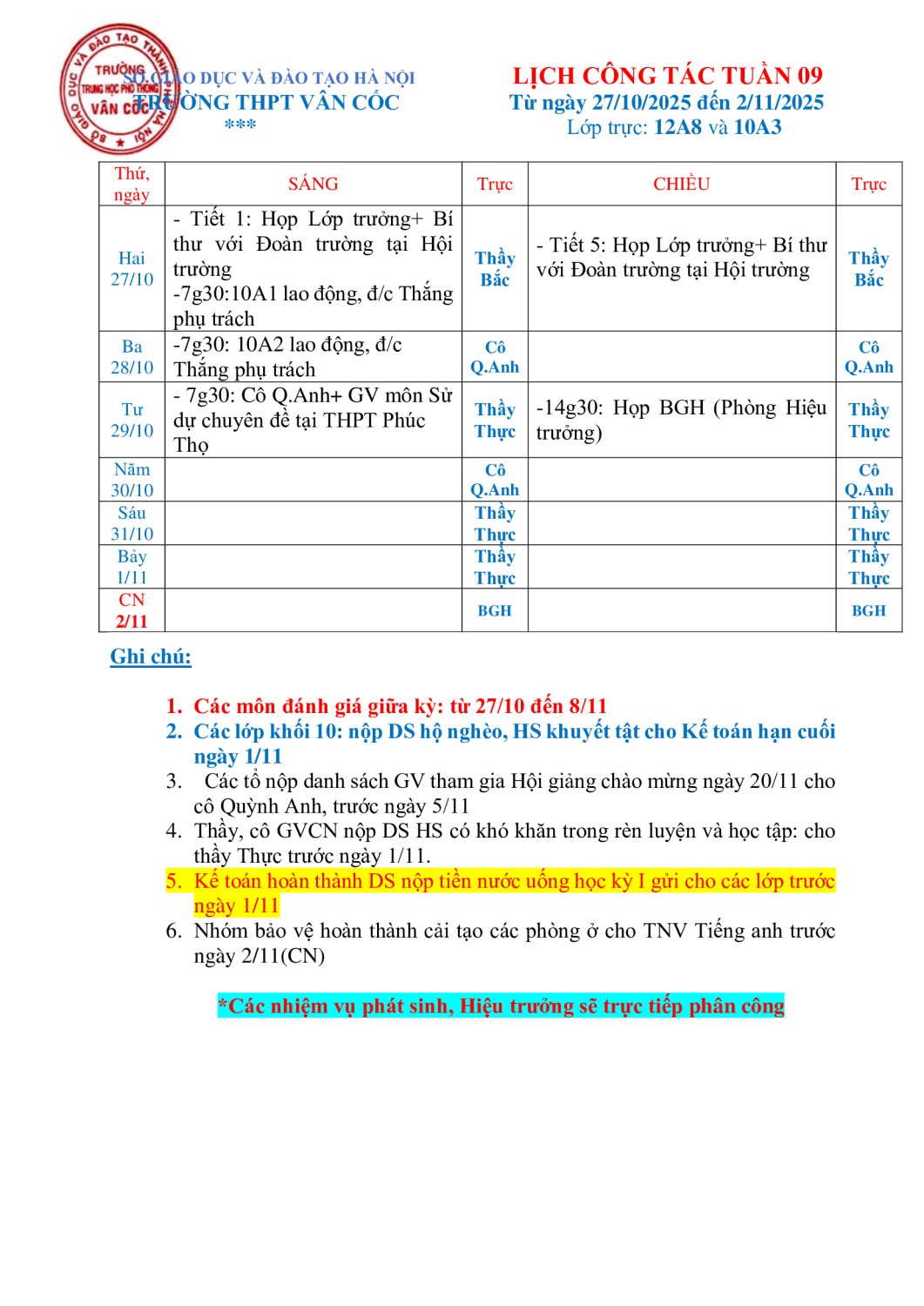 Tuần 9